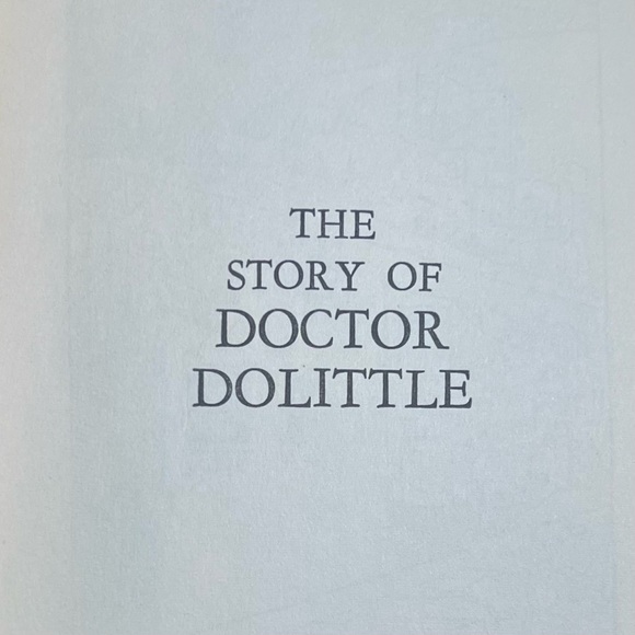 Vintage Story of Doctor Dolittle”Book with Illustrated Cover, Book Club Ed. 1948 - Picture 3 of 16